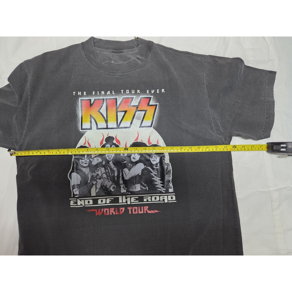 Kiss End Of The Road T-Shirt Grey Large 100% Cotton High Quality New Without Tag - Picture 6 of 7